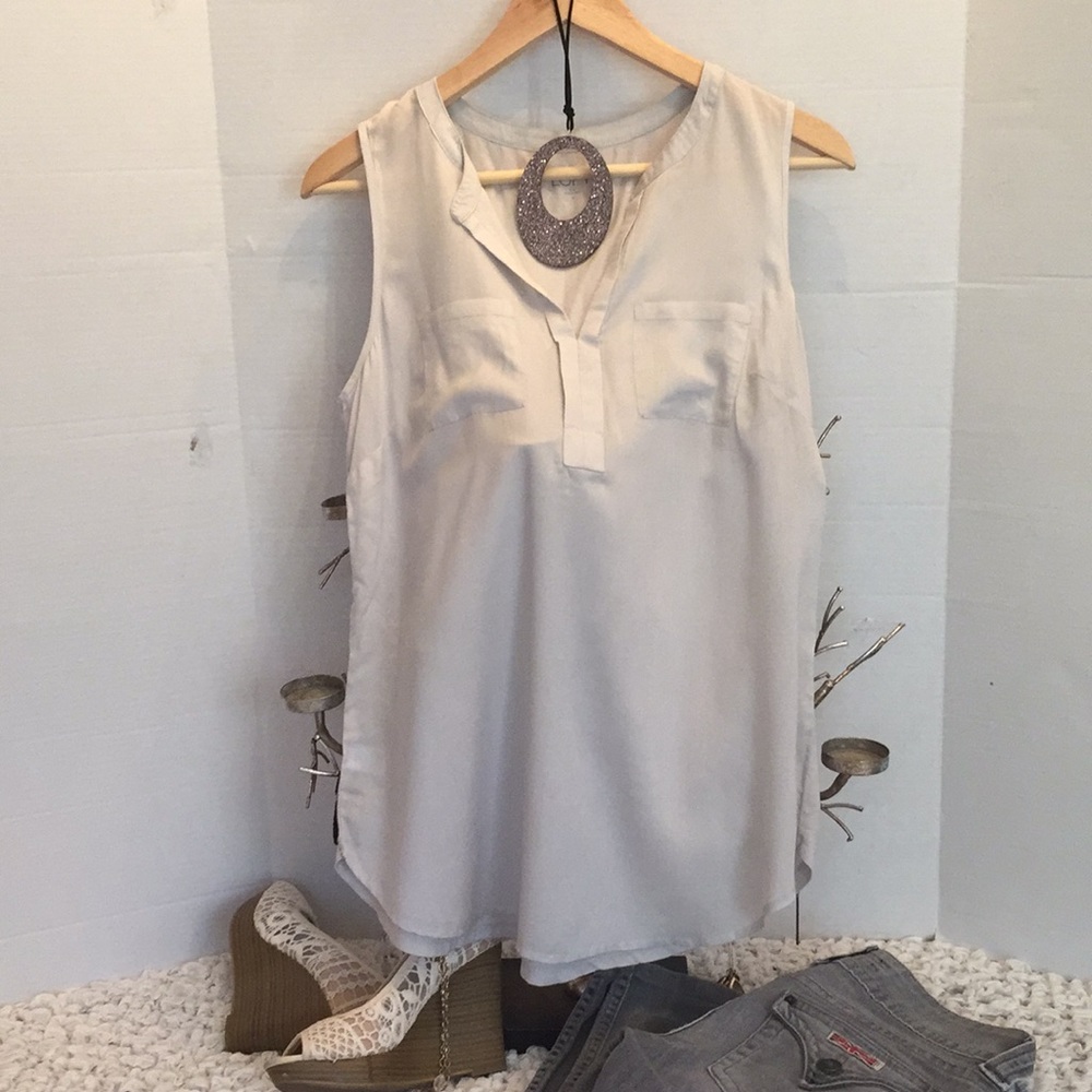 Tank Blouse Super Soft Excellent Condition Gray